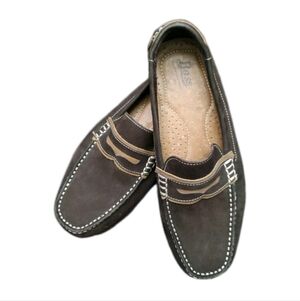 G.H.Bass Weejuns Larson Tri-Color White/Brown/Tan Sz 9.5 Soft Driving Loafers